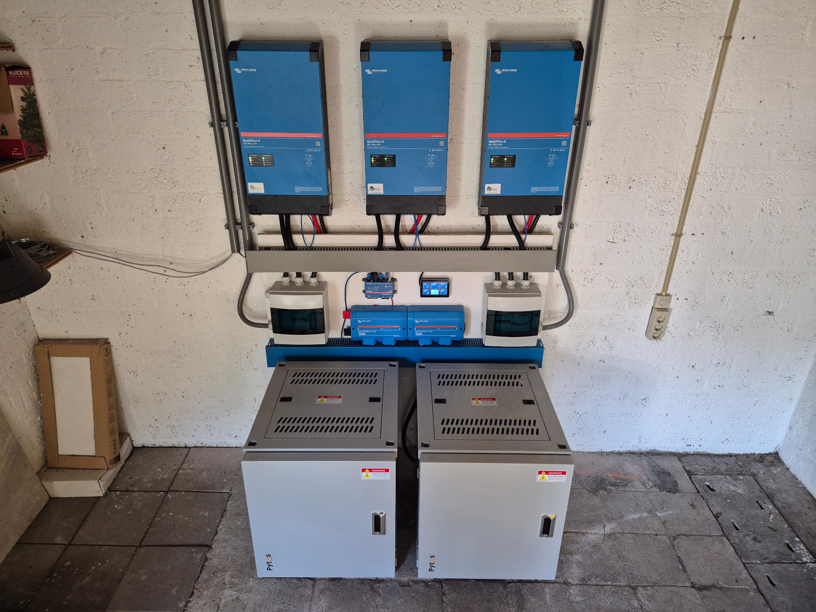 Victron thuisbatterij installatie met SolarEdge integratie